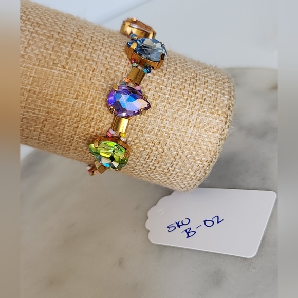 Elegant Multi-Color Bracelet Princess Crystal Style - Picture 12 of 13